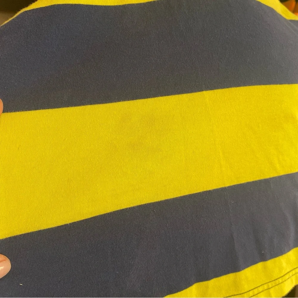 GapKids Long Sleeve Striped Polo (Size Kids Small)